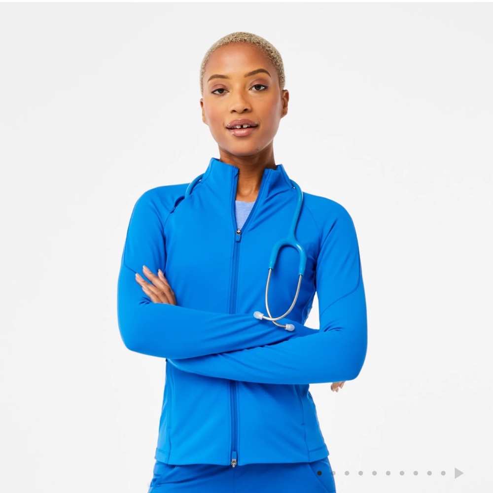 Figs Royal On Shift ContourKnit Jacket